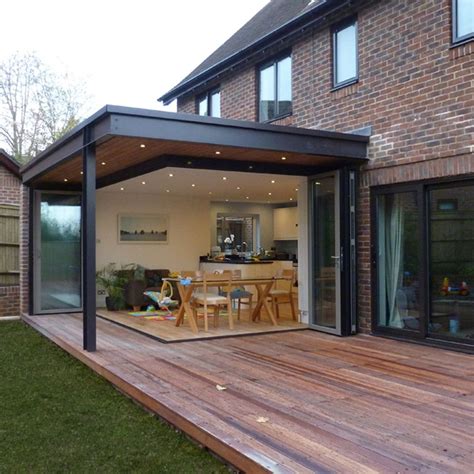 porch roof to house extension